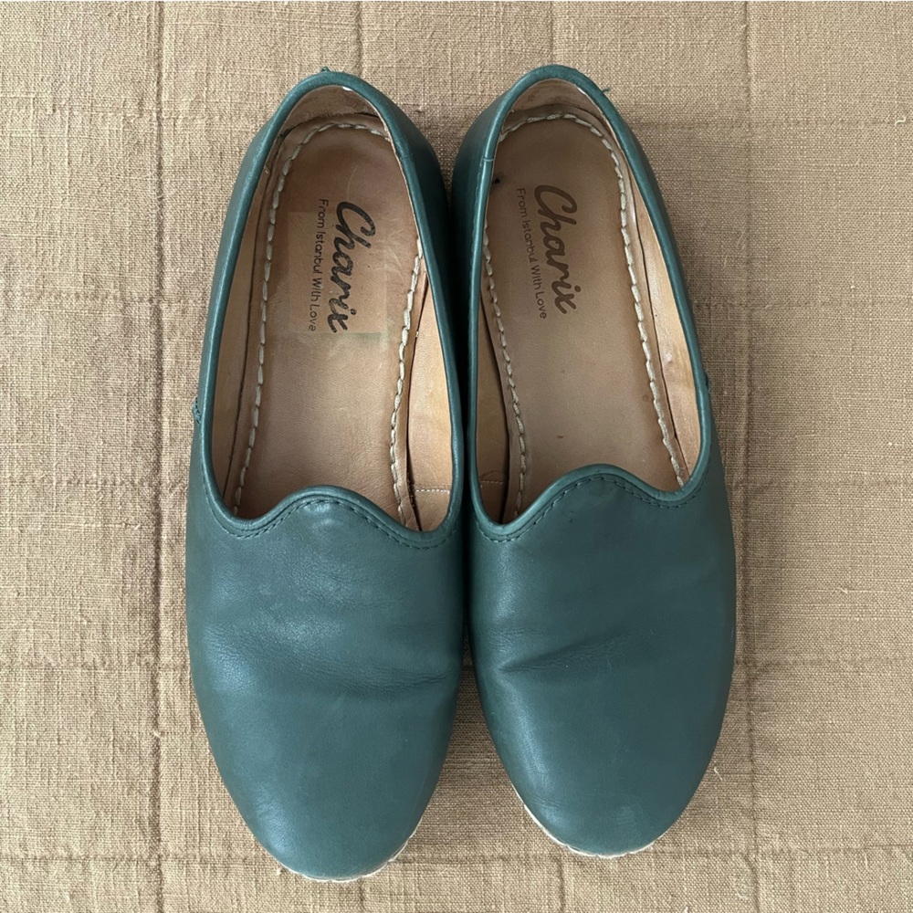 Charix Hunter Green Slip-Ons - 41